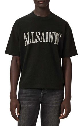AllSaints Dash Graphic T-Shirt in Washed Black at Nordstrom, Size X-Large