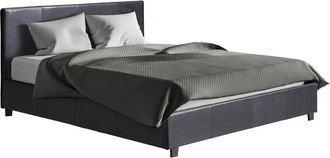 Habitat et Jardin Habitat Et Jardin - Cama En Pvc carla - 140 X 190 Cm - Negro