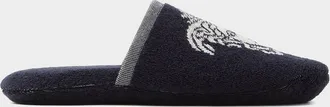 Versace Jacquard Medusa Terry Cotton Bath Slippers