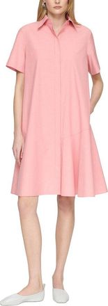 Lafayette 148 New York Flounced Hem Shirtdress