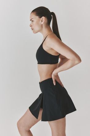 H&M Tennis Skirt With Softmove in Black at Nordstrom, Size X-Large