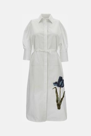 Erdem Abito Camicia In Poplin