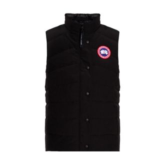 Canada Goose Vests, female, Black, Size: XS Vest with logo