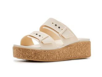 Crocs Brooklyn Cork Buckle Sandals Womens Sandals Frappe : 11 M