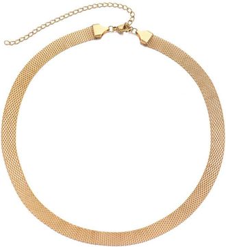 Adornia Adornia 18K Plated Stainless Steel Tarnish-Resistant Mesh Chain Necklace