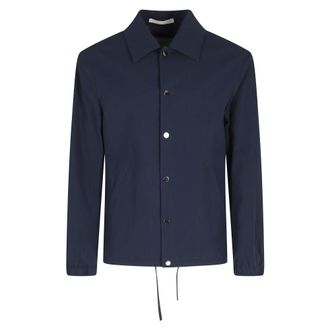 Paolo Pecora Light Jackets, male, Blue, Size: XL Giubbotto Jacket