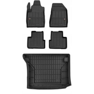 OEM Set 3d Alfombrillas Y Alfombrilla Para Maletero Fiat Bravo 2 Hatchback 2007-2014 Zs
