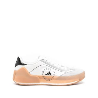 adidas by Stella McCartney Witte Shell Panel Sneakers - Dames - Fitnessschoenen - Veelkleurig - 37 1/2 EU - Fitness
