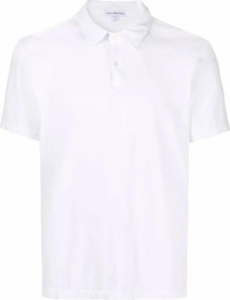 James Perse Klassieke Polo Shirt - Heren - Polos - Wit - XS - Katoen - Tops
