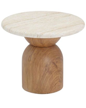 TOV Furniture Tov Furniture Cynthia Concrete Indoor/Outdoor Side Table