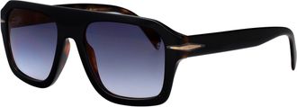 Eyewear by David Beckham Mens Sunglasses Db7127-S Black Havana Acetate