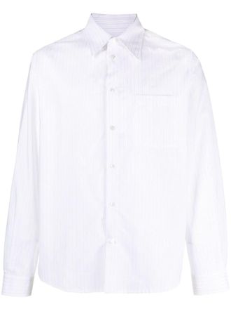 Maison Margiela Camicia gessata - Bianco