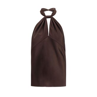 Tom Ford Halter Top Zijde Mouwloos