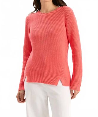 Tyler B&ouml;e Shaker Sweater In Coral