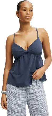 Cotton On Womens Dreamy Soft Triangle Babydoll Cami in Steely Blue at Nordstrom, Size Xx-Small
