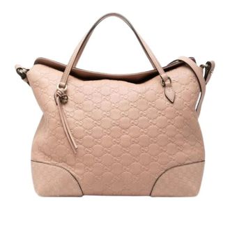 Gucci Pre-owned Handbags, female, Pink, Size: ONE SIZE Pre-owned Vintage Shoulder Bag