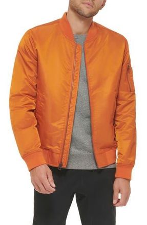 Levi's Nylon Satin Bomber Jacket in Orange at Nordstrom Rack, Size Large