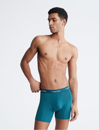 Calvin Klein Mens Ultra-Soft Modern Boxer Brief - Blue - XL