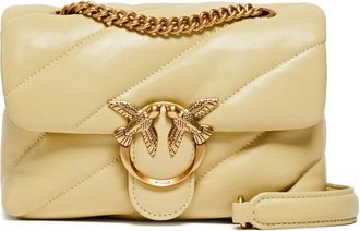 Pinko Borsa a tracolla Love mini trapuntata - Toni neutri