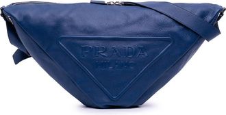 Prada Pre-owned Prada Vitello Daino Triangle Crossbody 077WNN521UKOPBHS