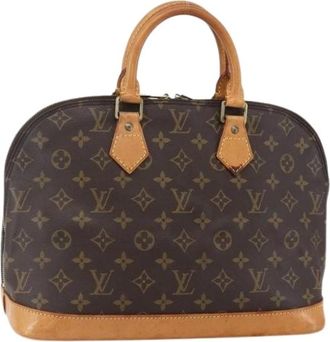 Louis Vuitton Pre-owned Handbags, female, Brown, Size: ONE SIZE Pre-owned Canvas Handbag