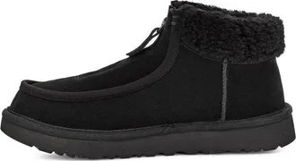 UGG (WMNS) UGG Funkarra Suede Fur Collar Zip Black 1143955-BLK
