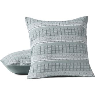 Coyuchi Sea Ridge Accent Pillow Cover in Lagoon at Nordstrom