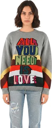 Stella McCartney Grey Crew Neck Sweater