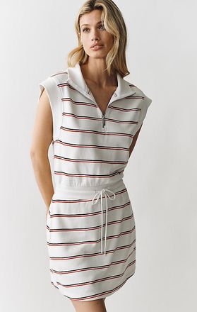 Z Supply Cotton Country Club Striped Mini Dress