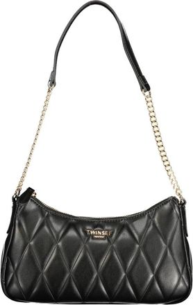 Twinset 1-Handle Schoudertas met Ketting - Dames - Schoudertassen - Zwart - ONE Size - Tassen