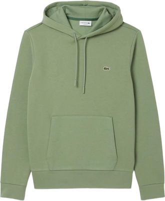Lacoste Hoodie met logodetail - Groen