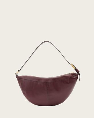 AllSaints Luna Slouchy Leather Shoulder Bag