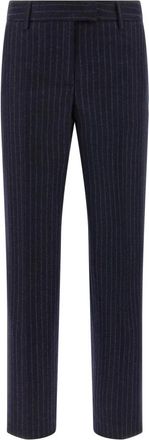 Alberto Biani Broeken - Dames - Slim Fit Broeken - Blauw - XS - Broeken