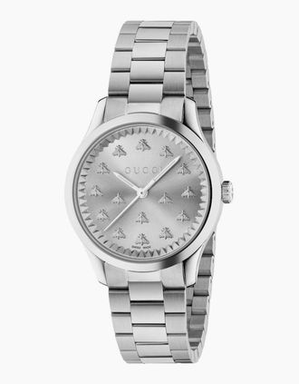 Gucci Womens Gucci YA1265031 G-Timeless Silver Dial Ladies Watch