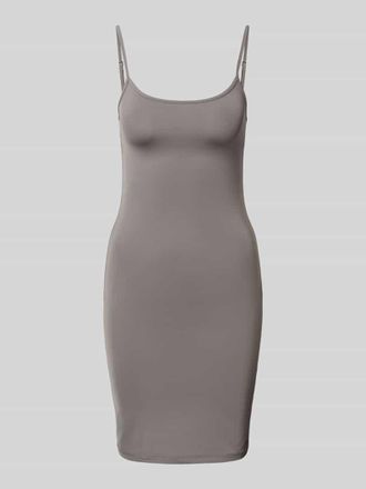 Review Minikleid mit Spaghettitr&auml;gern in Graphit, Gr&ouml;&szlig;e XS