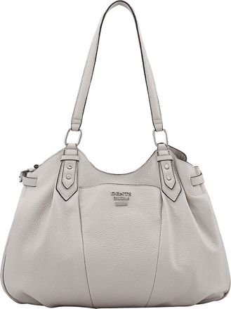 Dents Womens Eloris Leather Shoulder Bag - Grey - One Size