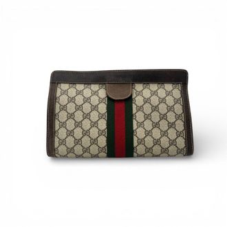 Gucci Gucci Vintage stoffen clutch Ophidia