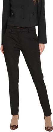 Mason's Zwarte Slim Fit Chino Broek - Dames - Chinos - Zwart - L - Broeken