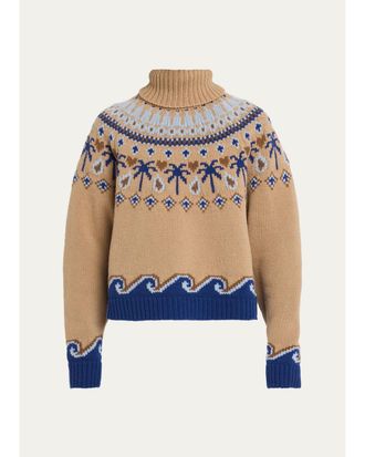 Alanui Sweet Winter Turtleneck Sweater