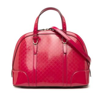 Gucci Pre-owned Gucci Small Microguccissima Patent Nice Dome Satchel Ladies UGQZNGL7XSFLH8ED