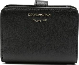 Emporio Armani Zip Around Portemonnee - Dames - Portefeuilles - Zwart - ONE Size - Accessoires