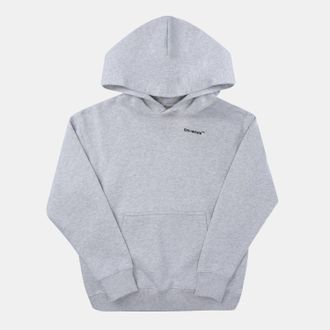 Off-white Boys Boys Off White Juniors Off Peace Hoodie in Grey Cotton - Size 10Y