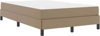 vidaXL Cama Con Colch&oacute;n Capuchino 120 X 200 Cm Cuero Sint&eacute;tico Vidaxl