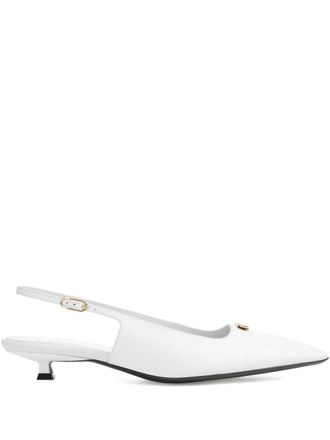 Sergio Rossi square-toe sandals - Bianco