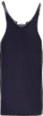 Christophe Lemaire Tops, Dames, Blauw, L, Naadloze Tanktop