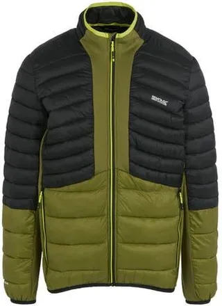 Regatta Leedre Colour Block Hybrid Jacket in Nephrite Green And Black at Nordstrom, Size X-Large