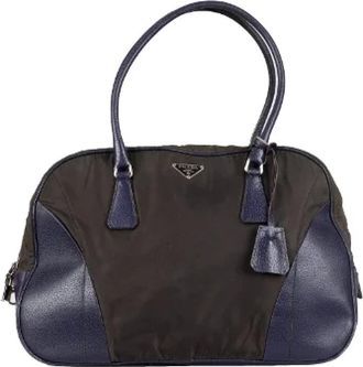 Prada Pre-owned Leather prada-bags - Dames - Vintage Handtas - Zwart - ONE Size - Leer - Vintage
