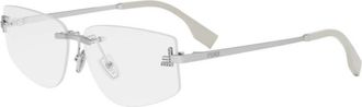 Fendi Fe 5116Us - Dames - Brillen - Grijs - 58 MM - Accessoires