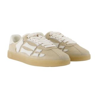 Amiri Womens Pacific Bones Sneaker Beige Calfskin