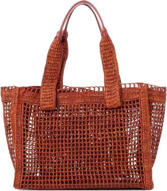 Chlo&eacute; Tassen, Dames, Bruin, ONE Size, Tote Est West Crochet